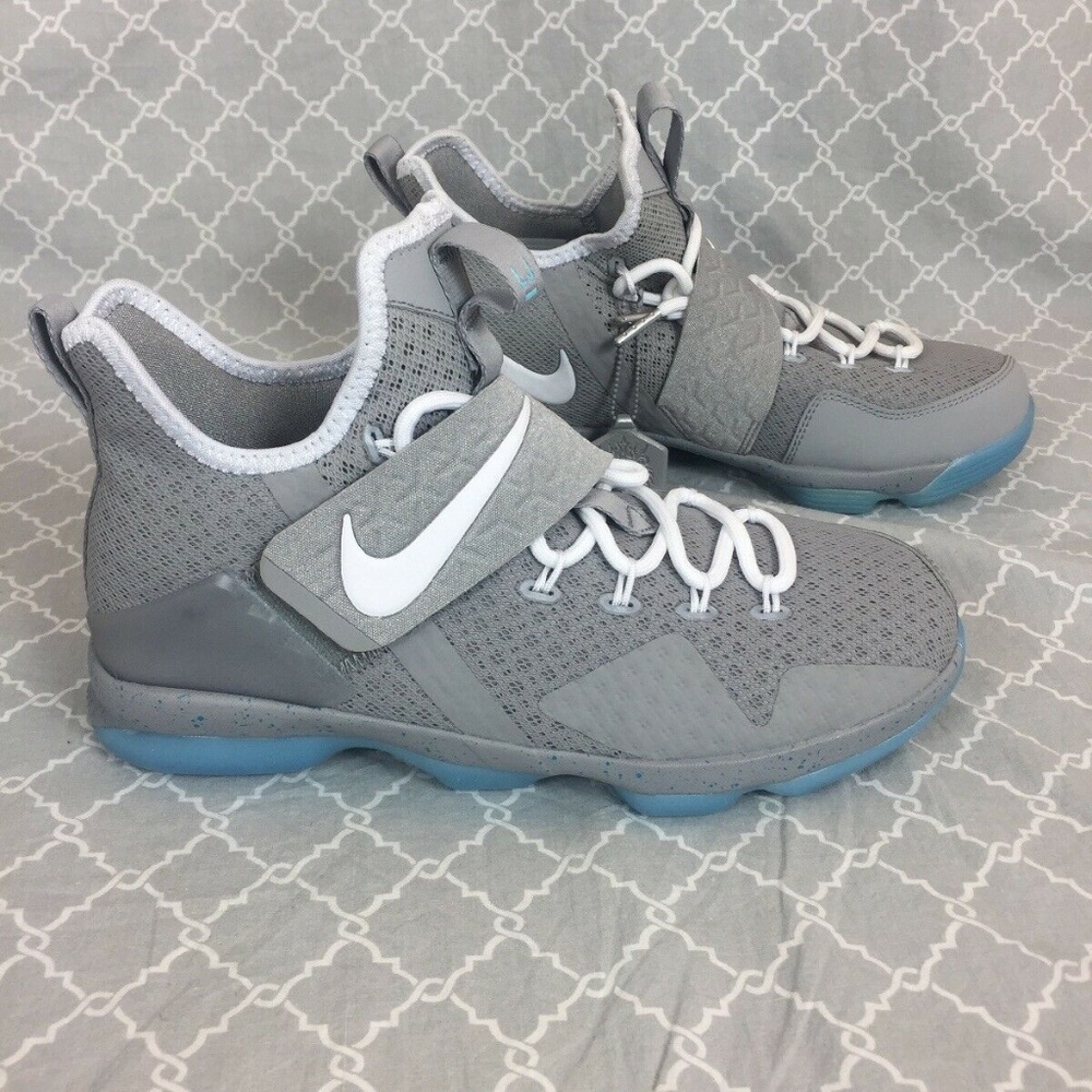 Nike Lebron 14 GS Marty McFly Gray Blue 859468-005